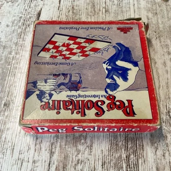 Vintage Peg Solitaire Game - Picture 4 of 12